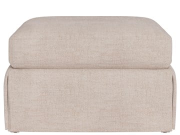 Hudson Skirted Ottoman -Special Order thumbnail