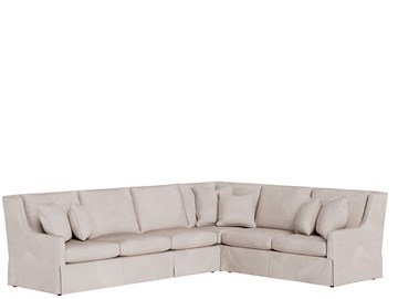 Hudson Skirted Sectional -Special Order thumbnail