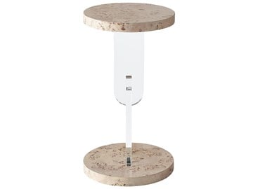 Burl Side Table thumbnail