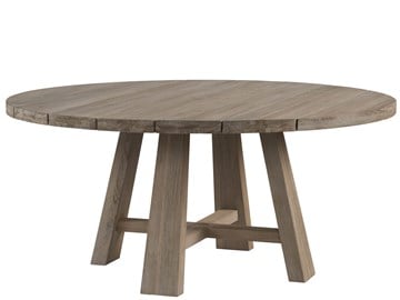 Saratoga Round Dining Table Wood Top thumbnail