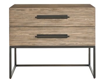 Boulder Metal Base Nightstand thumbnail